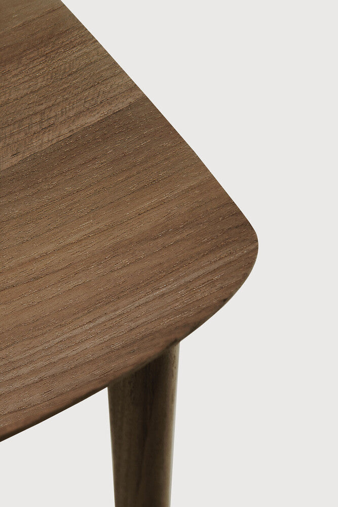 ethnicraft bok stoel teak close-up