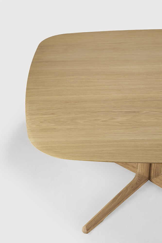 ethnicraft corto eettafel close up bovenkant