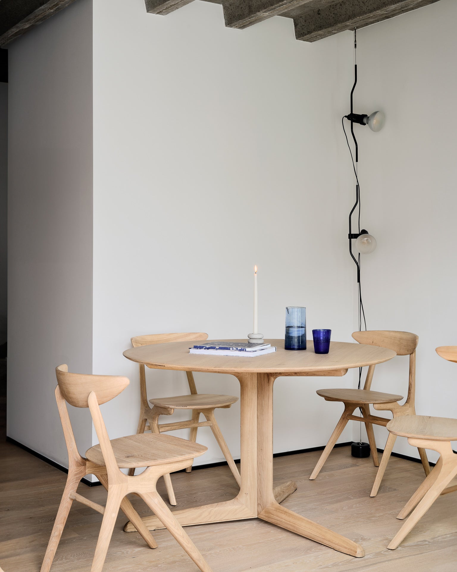 ethnicraft corto eettafel rond