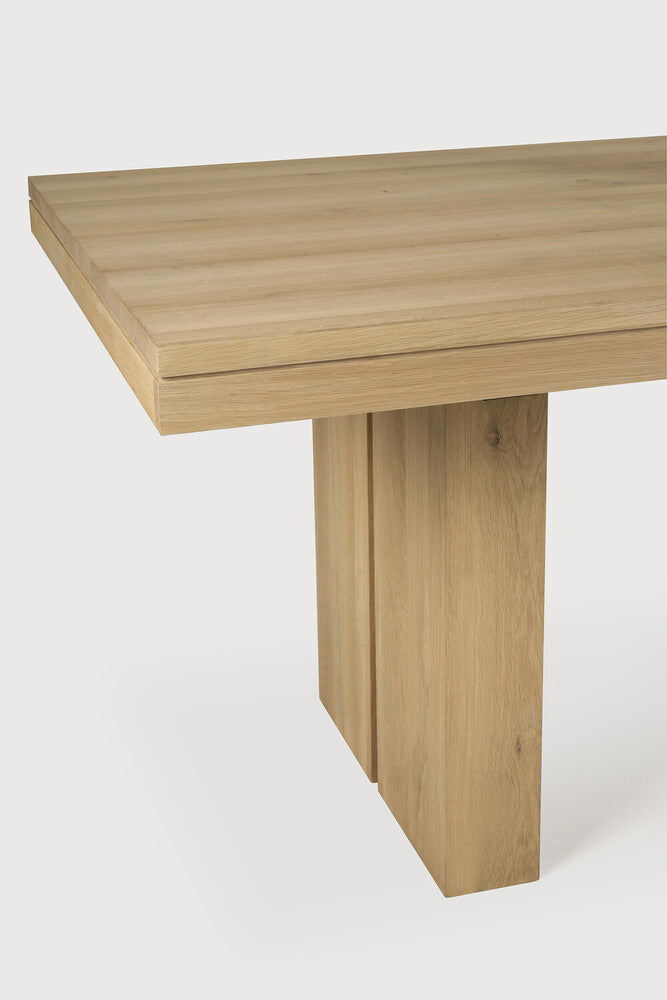 ethnicraft double uitschuifbare eettafel