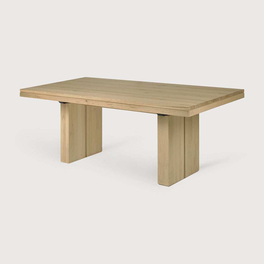 ethnicraft double uitschuifbare eettafel