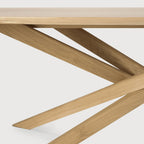 ethnicraft mikado salontafel ovaal onderstel