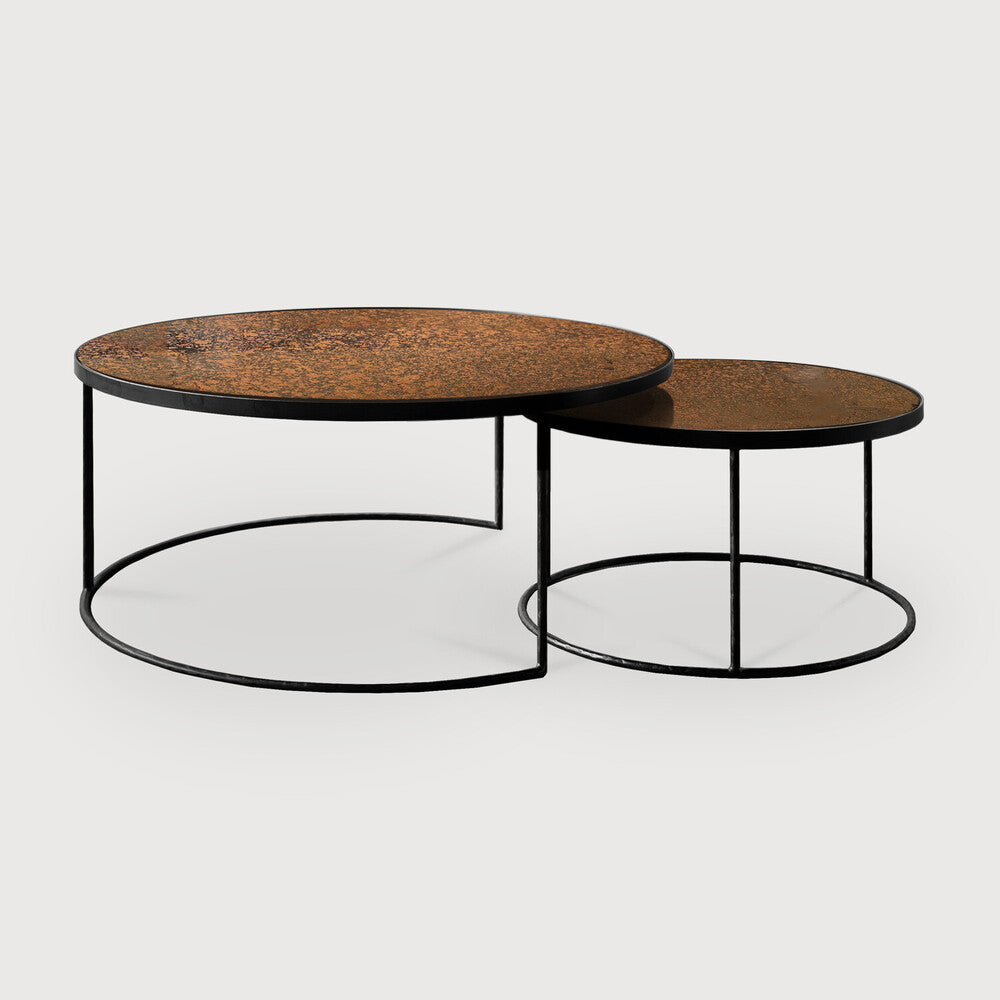 ethnicraft nesting salontafelset bronze