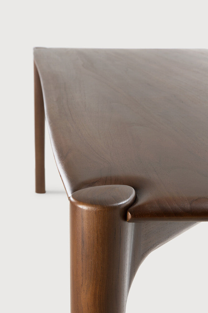 ethnicraft pi eettafel bruin teak