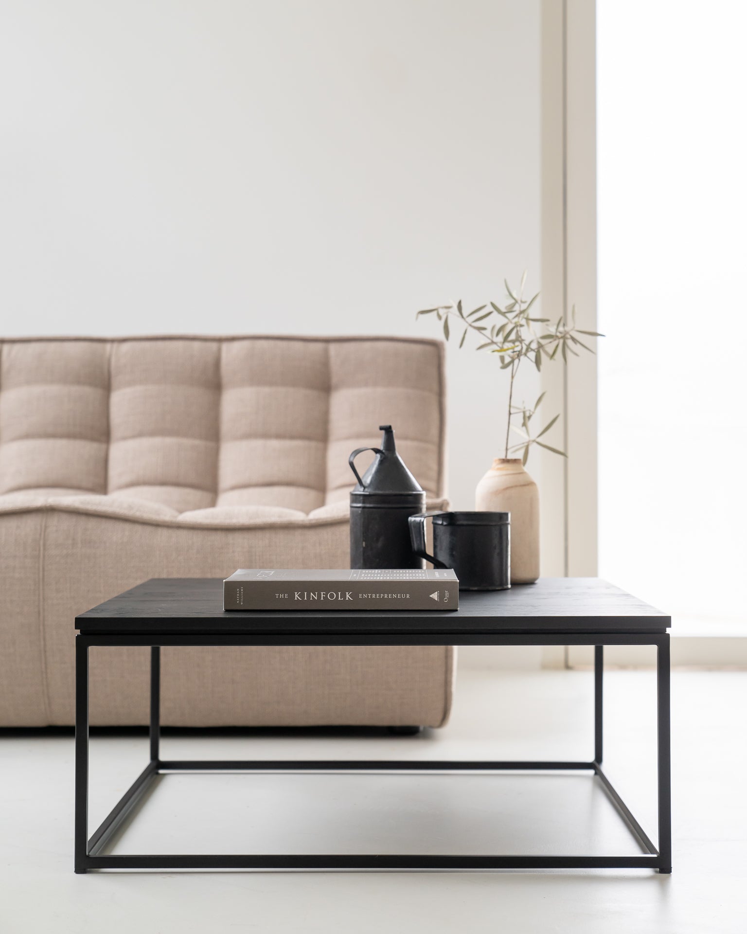 ethnicraft salontafel thin zwart