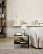 ethnicraft stone bijzettafel dark emperador