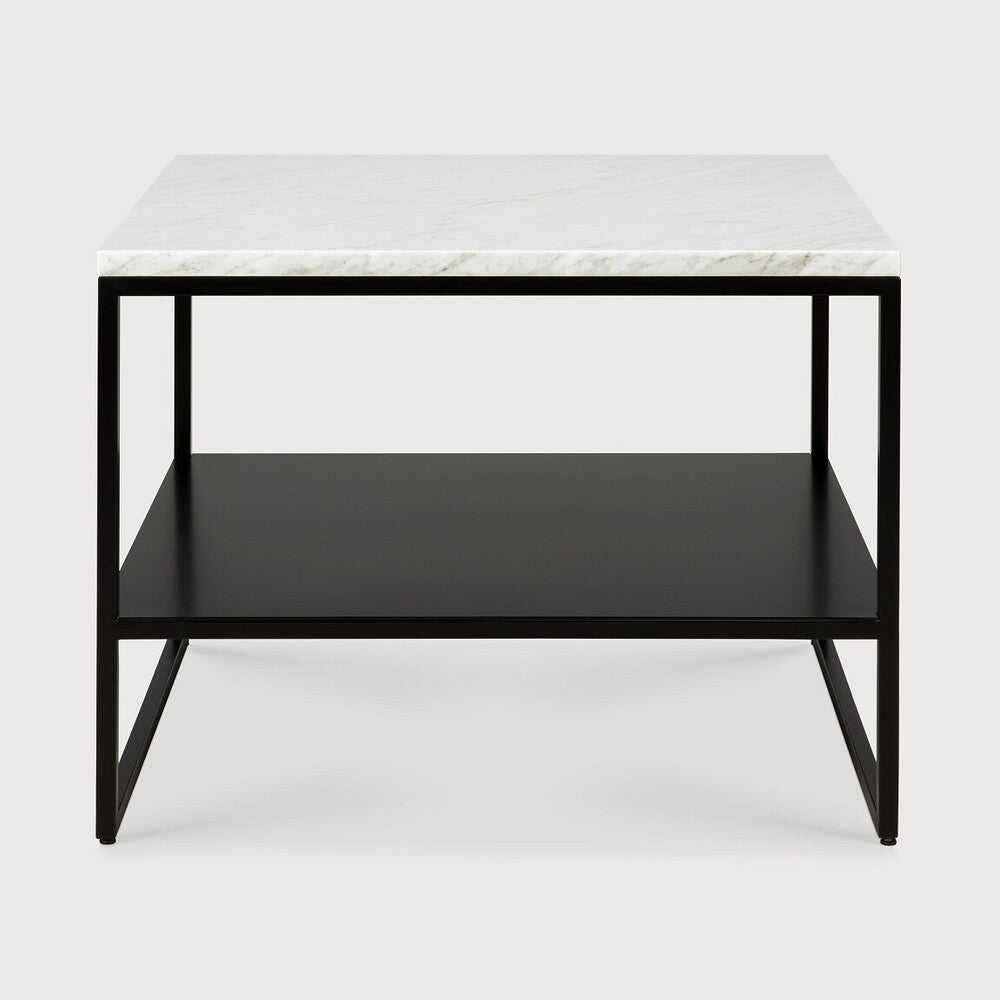 ethnicraft stone bijzettafel white carrara
