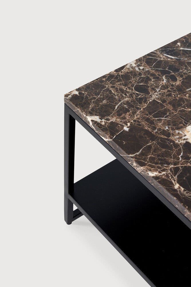ethnicraft stone salontafel donker close-up