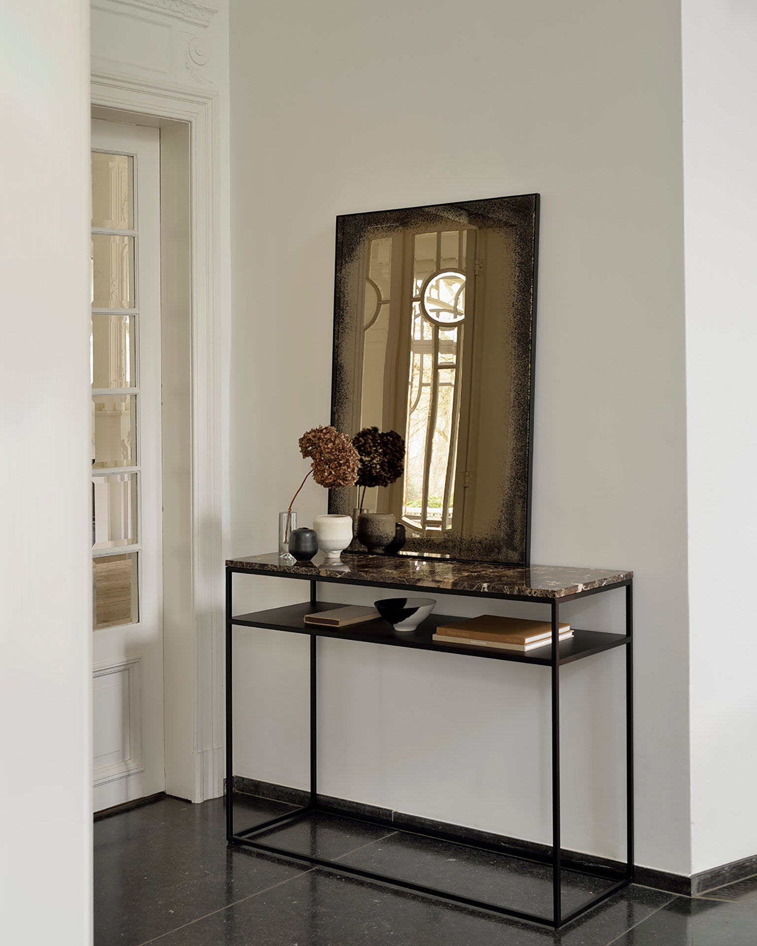 ethnicraft stone wandtafel dark emperador