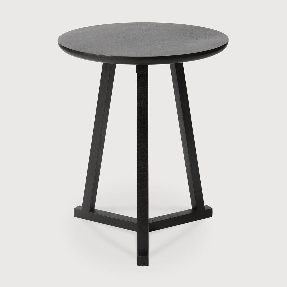 ethnicraft tripod bijzettafel zwart