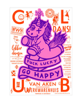 Poster Unicorn Lucky