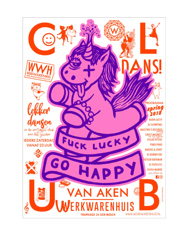 Poster Unicorn Lucky