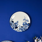 heinen delfts blauw wandbord bloesem sfeerbeeld