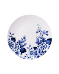 Heinen Delfts Blauw wandbord Bloesem