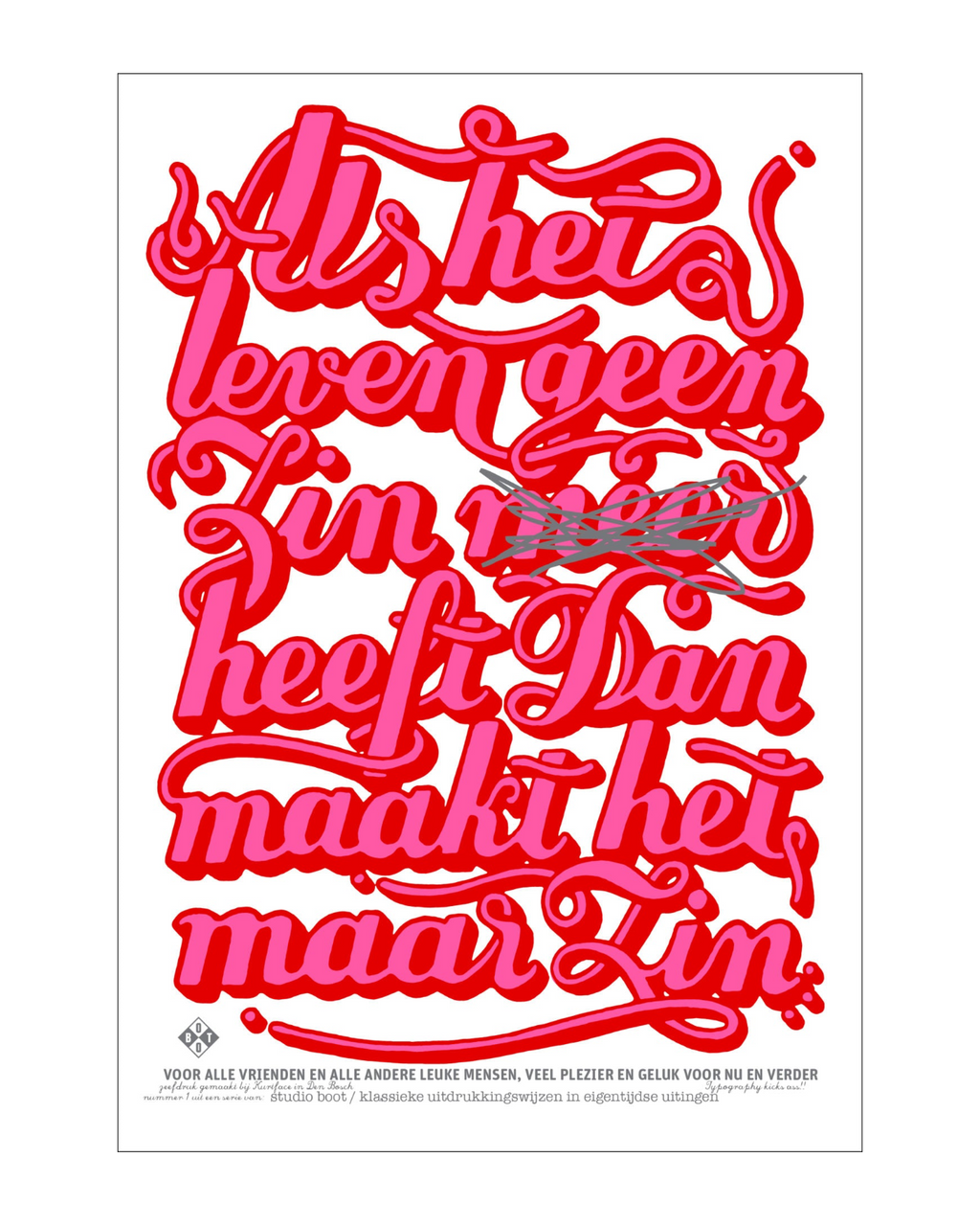 Poster Het Leven