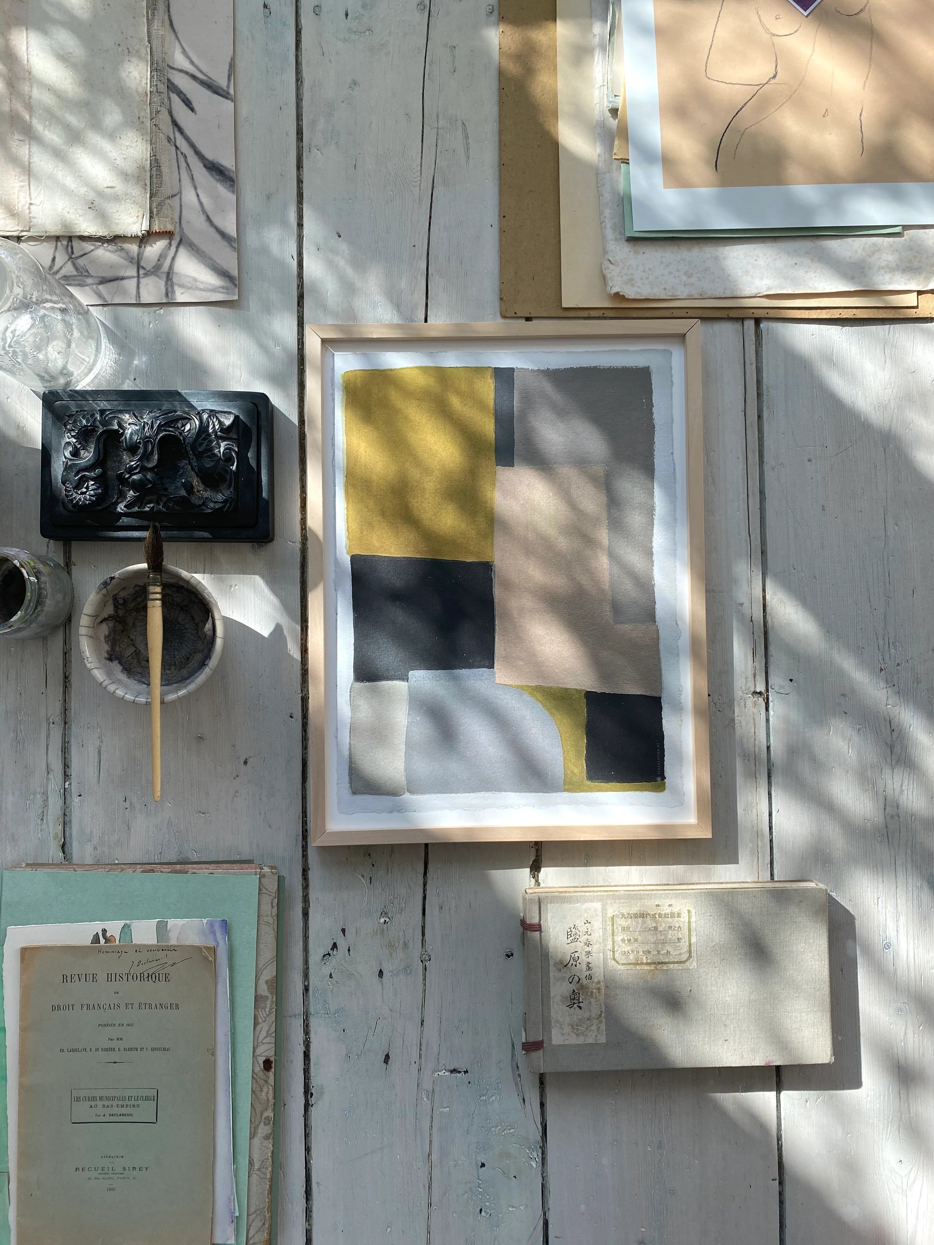 TinyStories Poster met Lijst - Sentier des Ocres