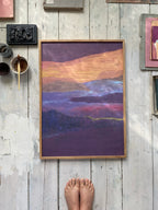 TinyStories Poster met Lijst - Sultry Skies