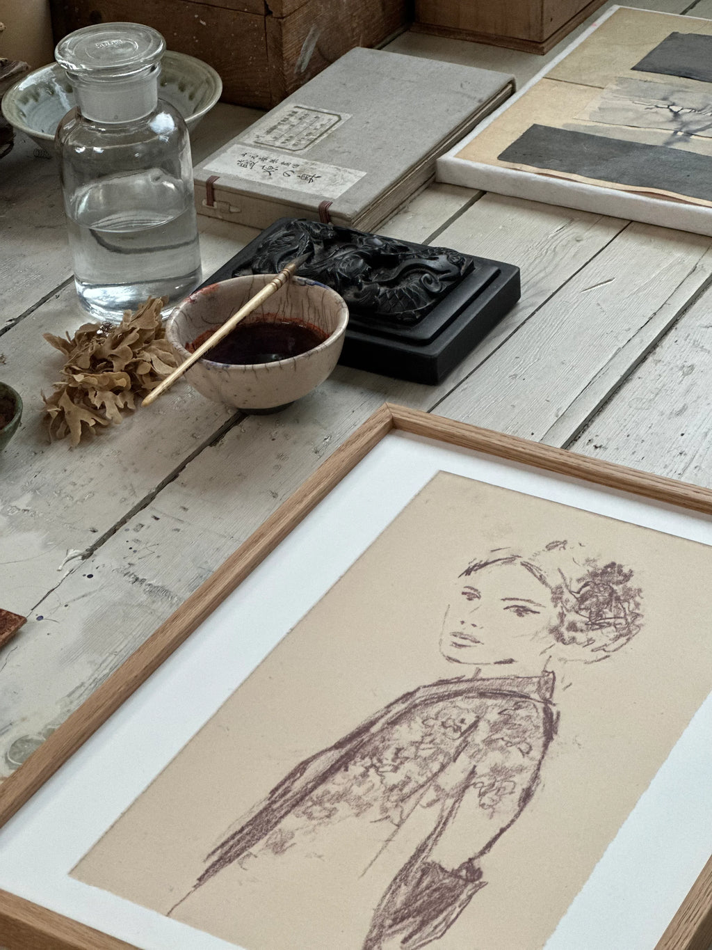 TinyStories Poster met Lijst - Flowers in my Hair