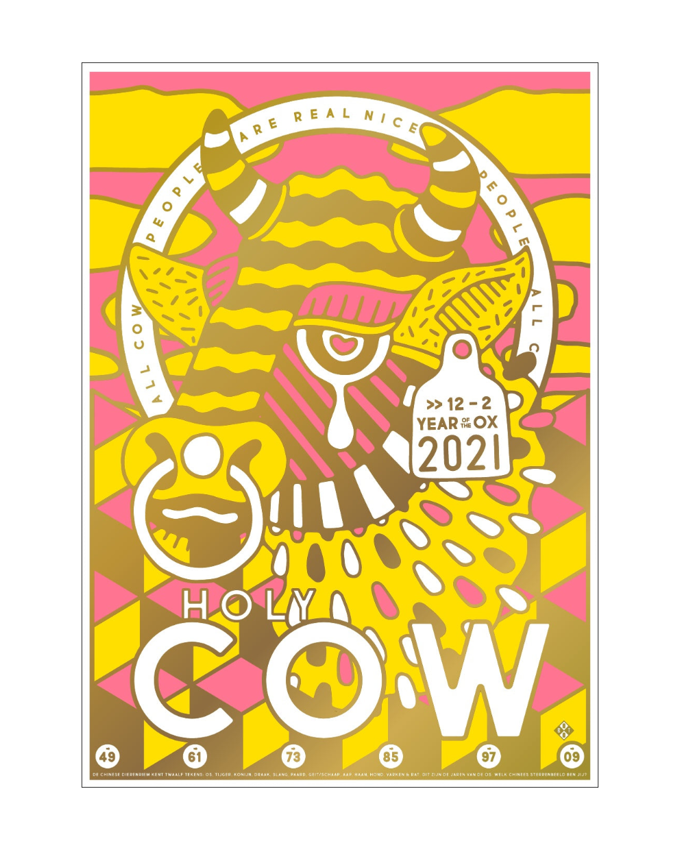 Studio Boot poster Jaar van de Koe