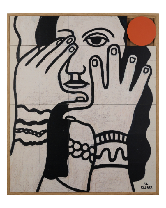 Taquin wandkunstwerk 'The Woman Hair Black'