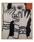 Taquin wandkunstwerk 'The Woman Hair Black'