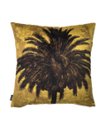 Velvet Mustard Palm kussen