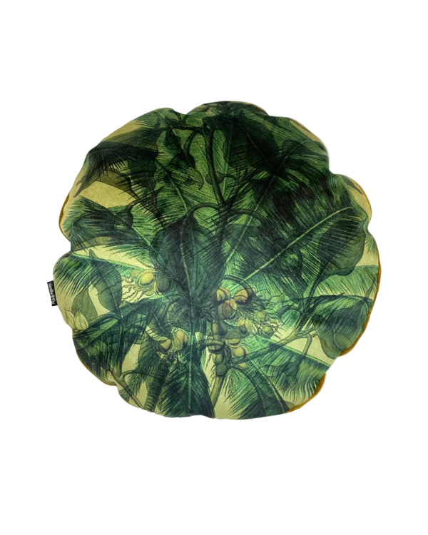 Palm kussen rond