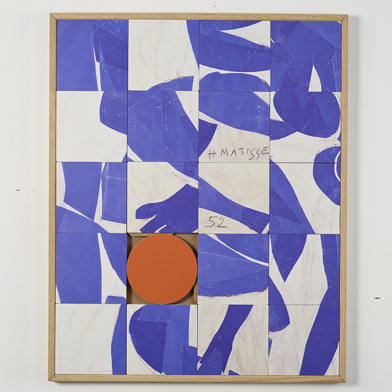 Taquin Modulair Wandbord Nu Bleu