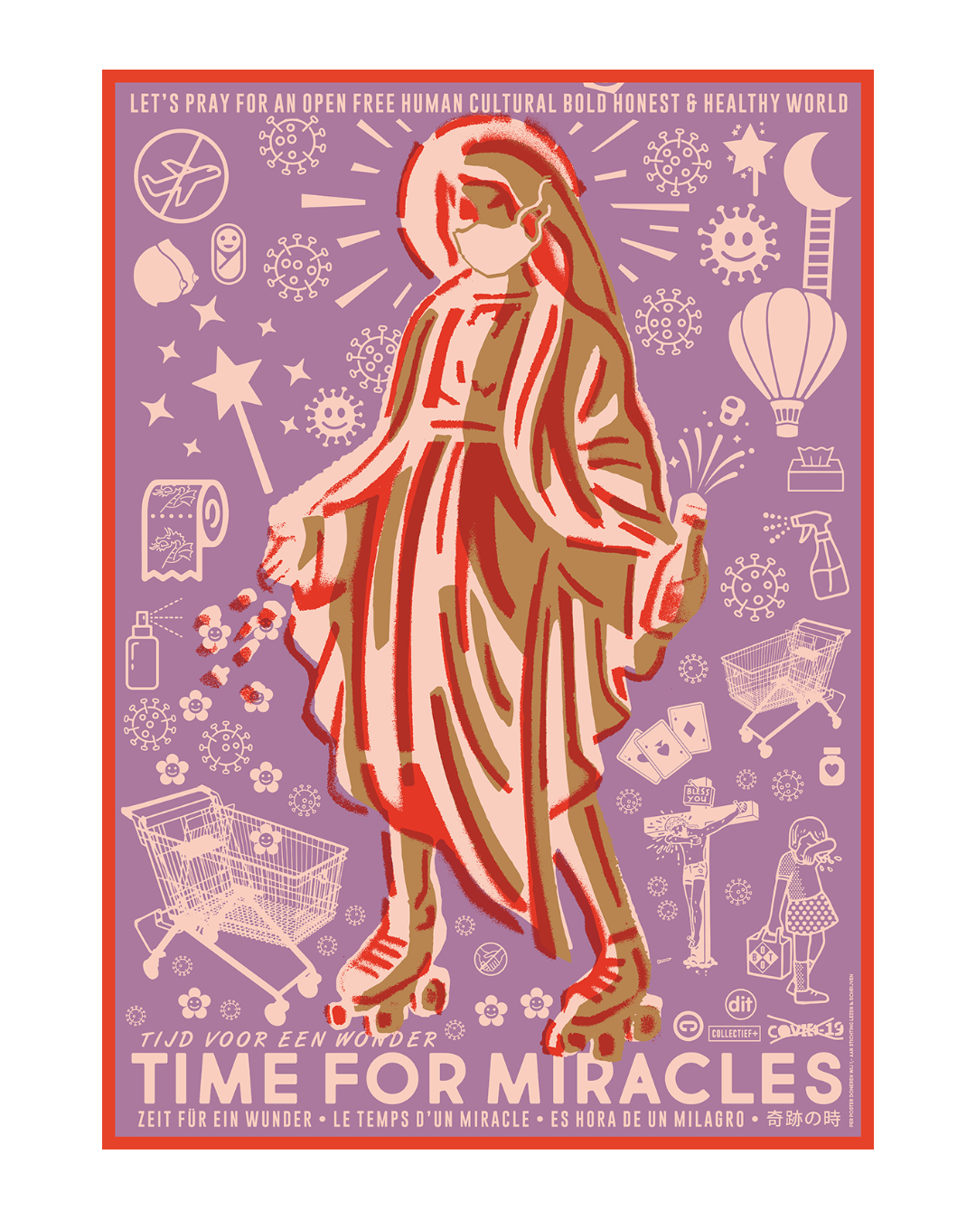 Poster moderne Maria - Time for Miracles