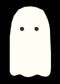 mella mella spook poster zwart
