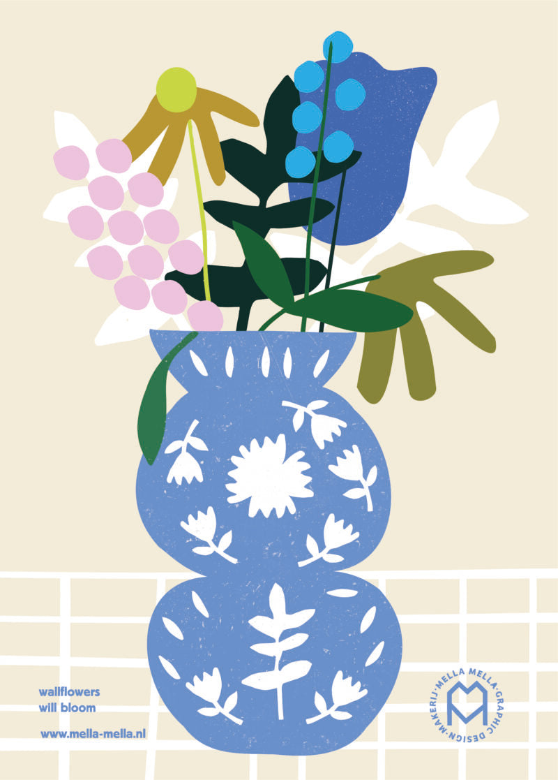 mella mella wallflower poster