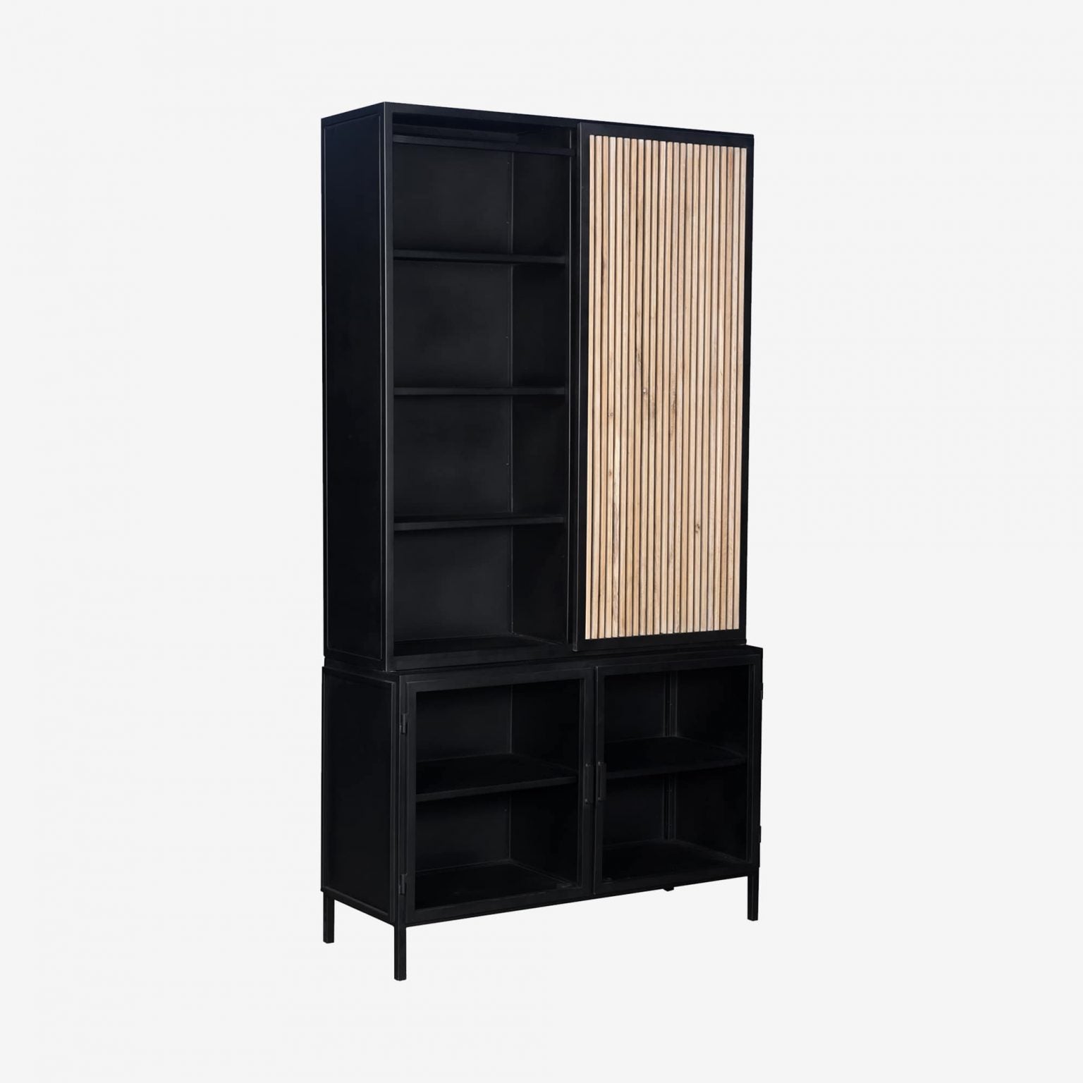 new routz vitrinekast Garland sliding door 3-deurs