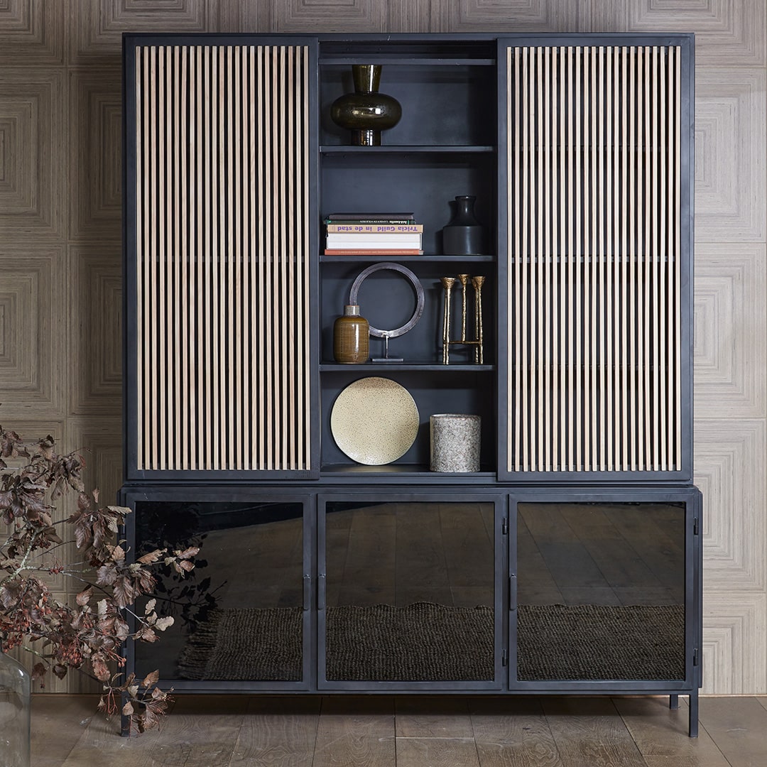 new routz vitrinekast Garland sliding door