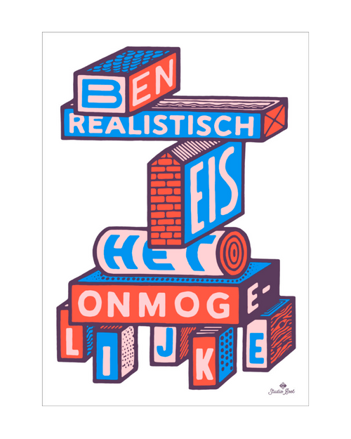 Poster Eis het Onmogelijke - Studio Boot - Kavel 84