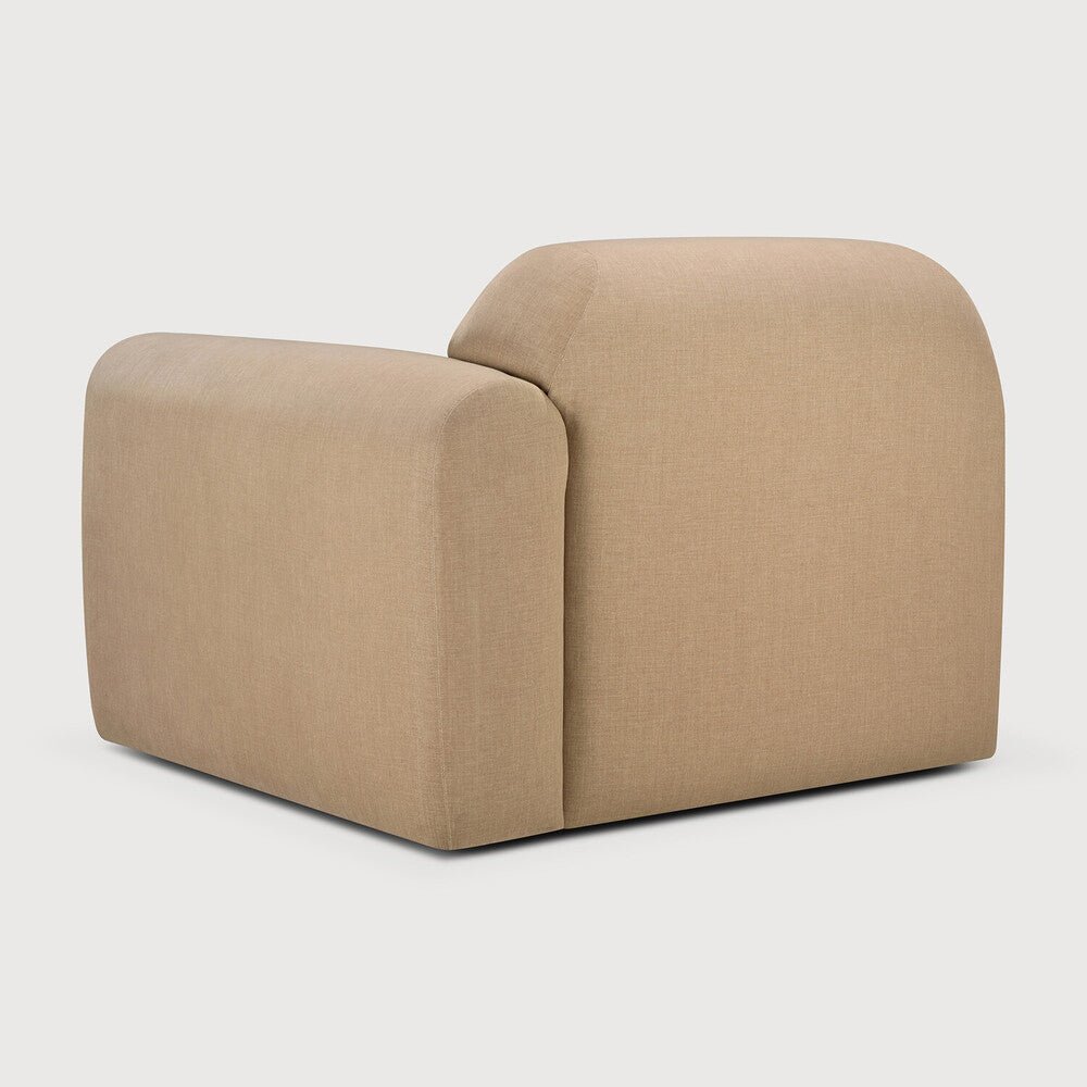Ethnicraft Bulky modulaire sofa zitbank met linkerarm - Kavel 84