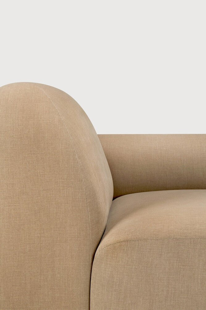 Ethnicraft Bulky modulaire sofa zitbank met linkerarm - Kavel 84