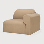 Ethnicraft Bulky modulaire sofa zitbank met linkerarm - Kavel 84