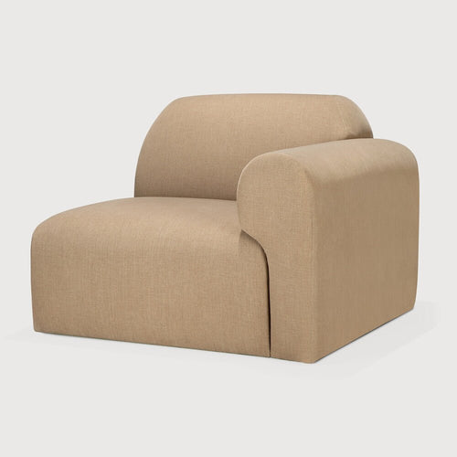 Ethnicraft Bulky modulaire sofa zitbank met linkerarm - Kavel 84