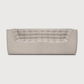 Ethnicraft N701 Bank 2-zits met leuningen