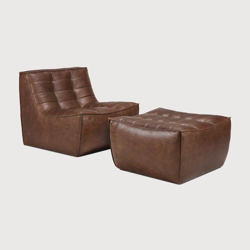 Ethnicraft Poef/Voetenbank N701