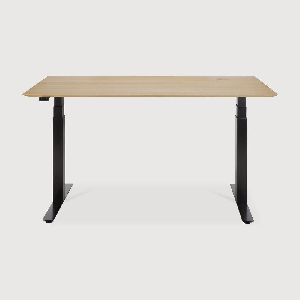 Ethnicraft verstelbaar bureau Bok