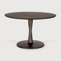 Ethnicraft Eettafel Torsion rond