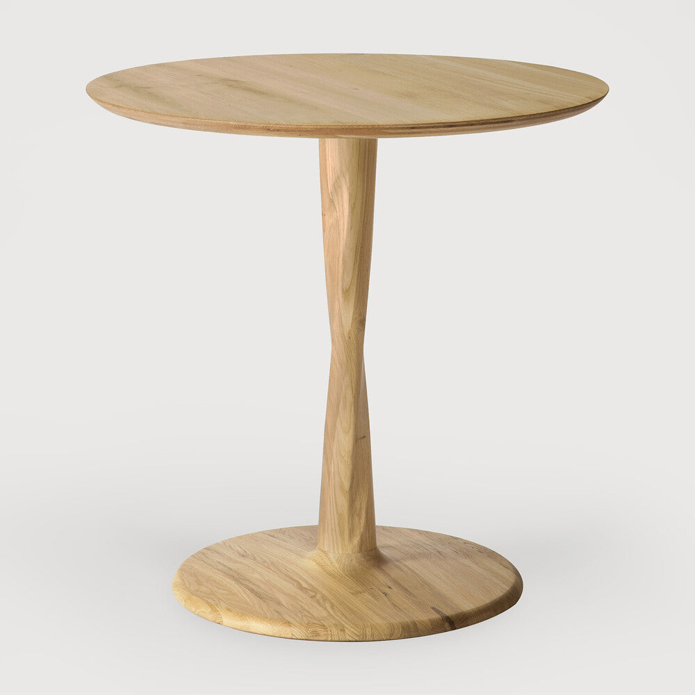 Ethnicraft Eettafel Torsion rond