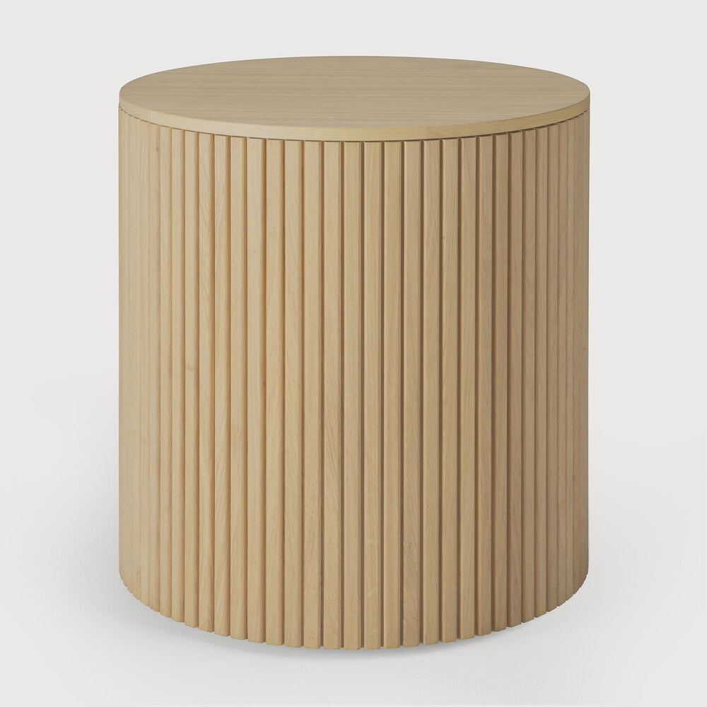 Ethnicraft Roller Max bijzettafel rond