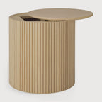 Ethnicraft Roller Max bijzettafel rond