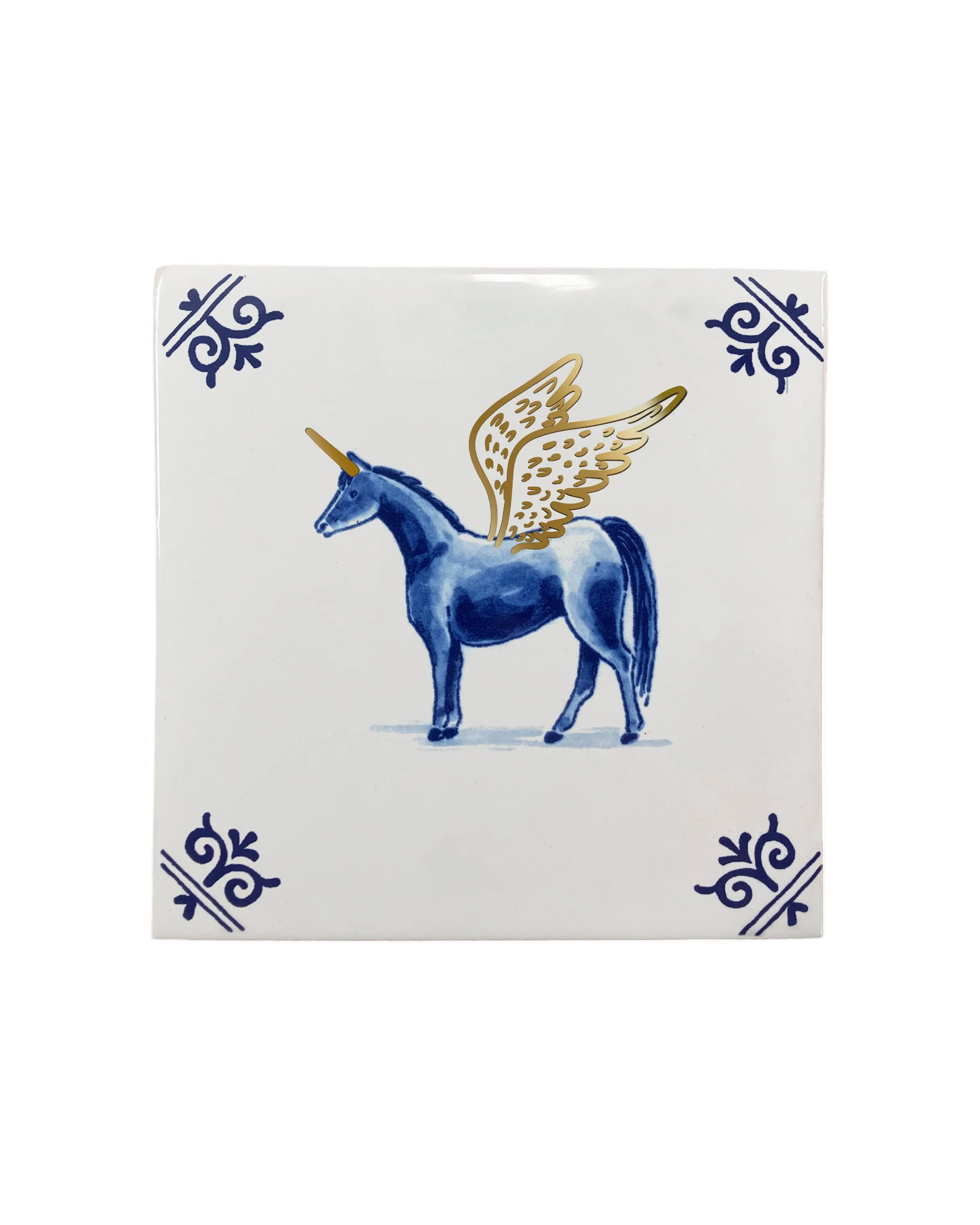 Royal Delft tegel Eenhoorn