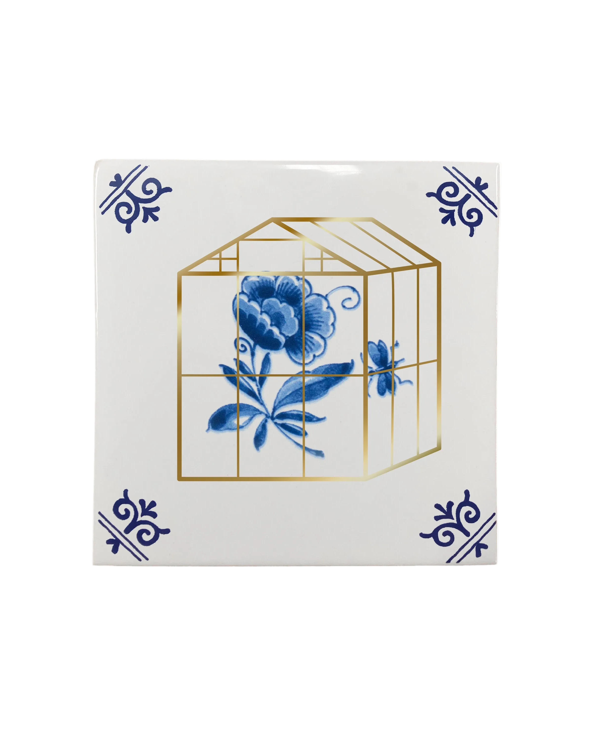 Royal Delft tegel Uit De Kas