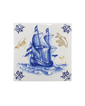 Royal Delft tegel Vliegende Vissen