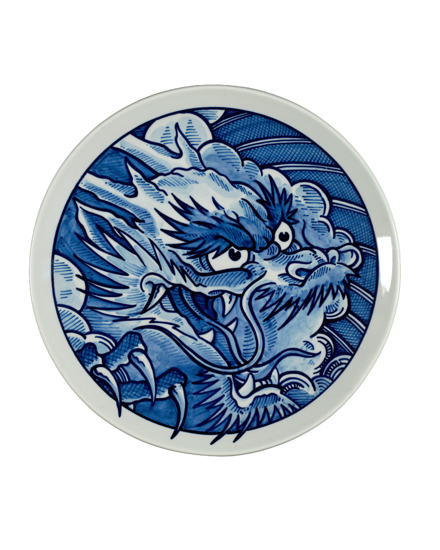 Schiffmacher x Royal Delft Royal Blue Dragon Series