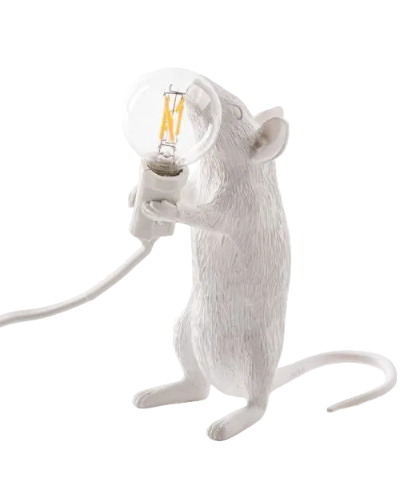 Seletti mouselamp staand wit